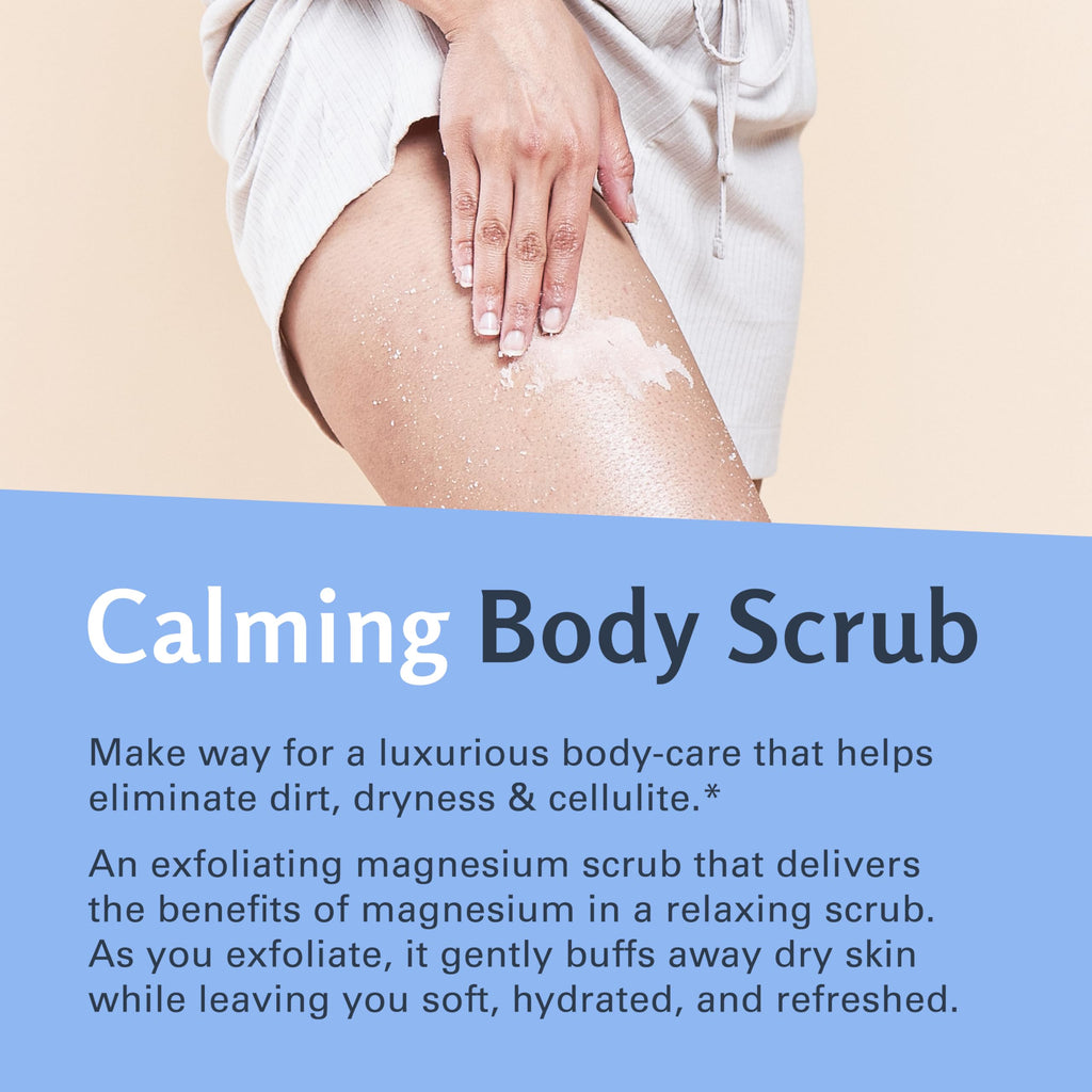 M3 Naturals Magnesium Body Scrub – Exfoliation & Relaxation (16 oz)