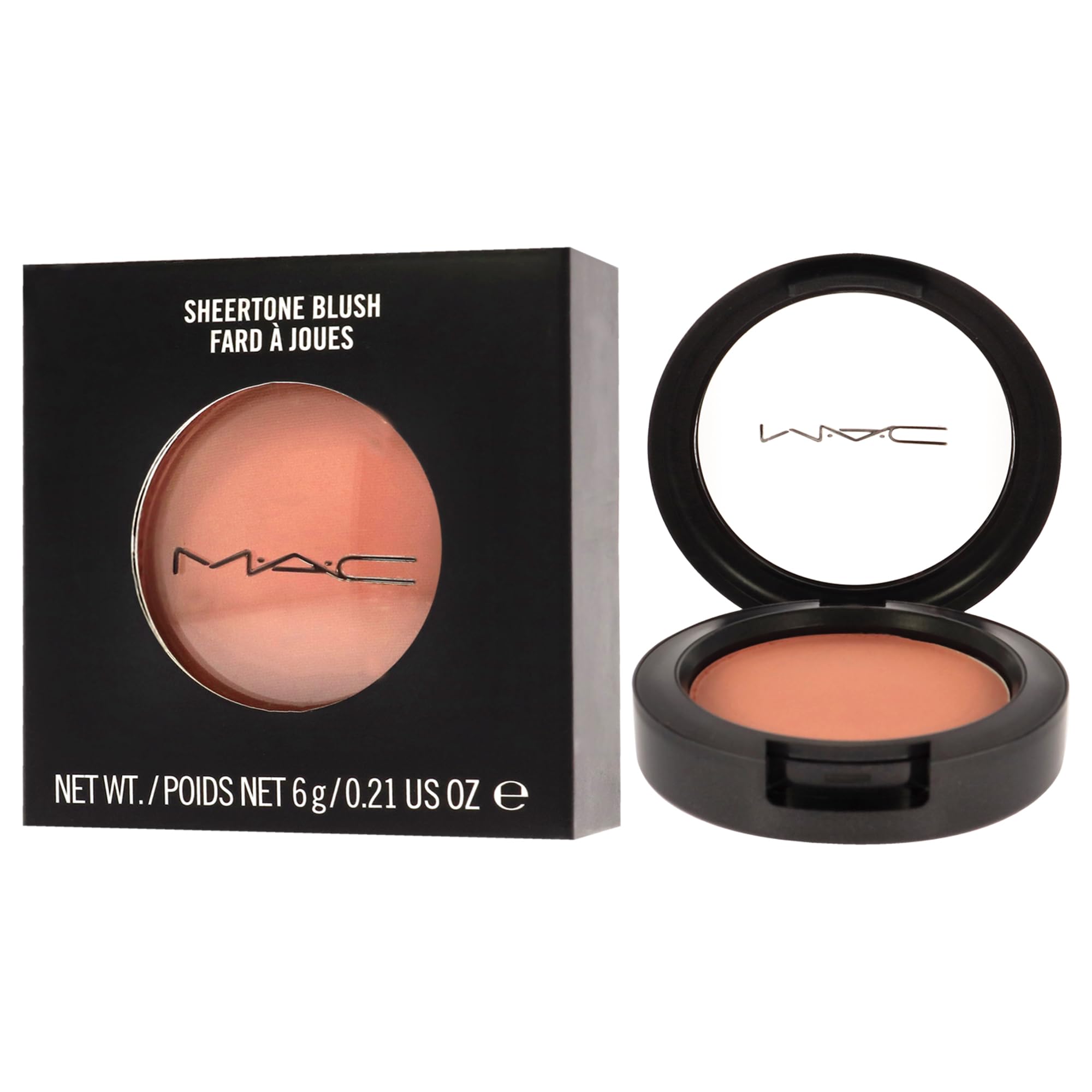 MAC Gingerly Sheertone Powder Blush – Sheer Cheek Color 0.21 oz