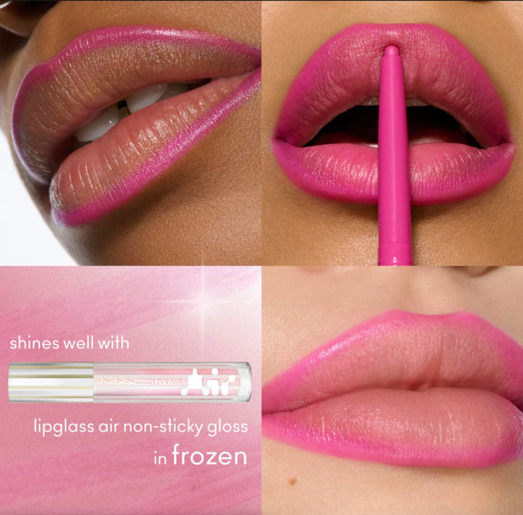 MAC Lipglazer Glossy Liner Candy Yum-Yum — Volumizing Lip Liner with Satin Shine