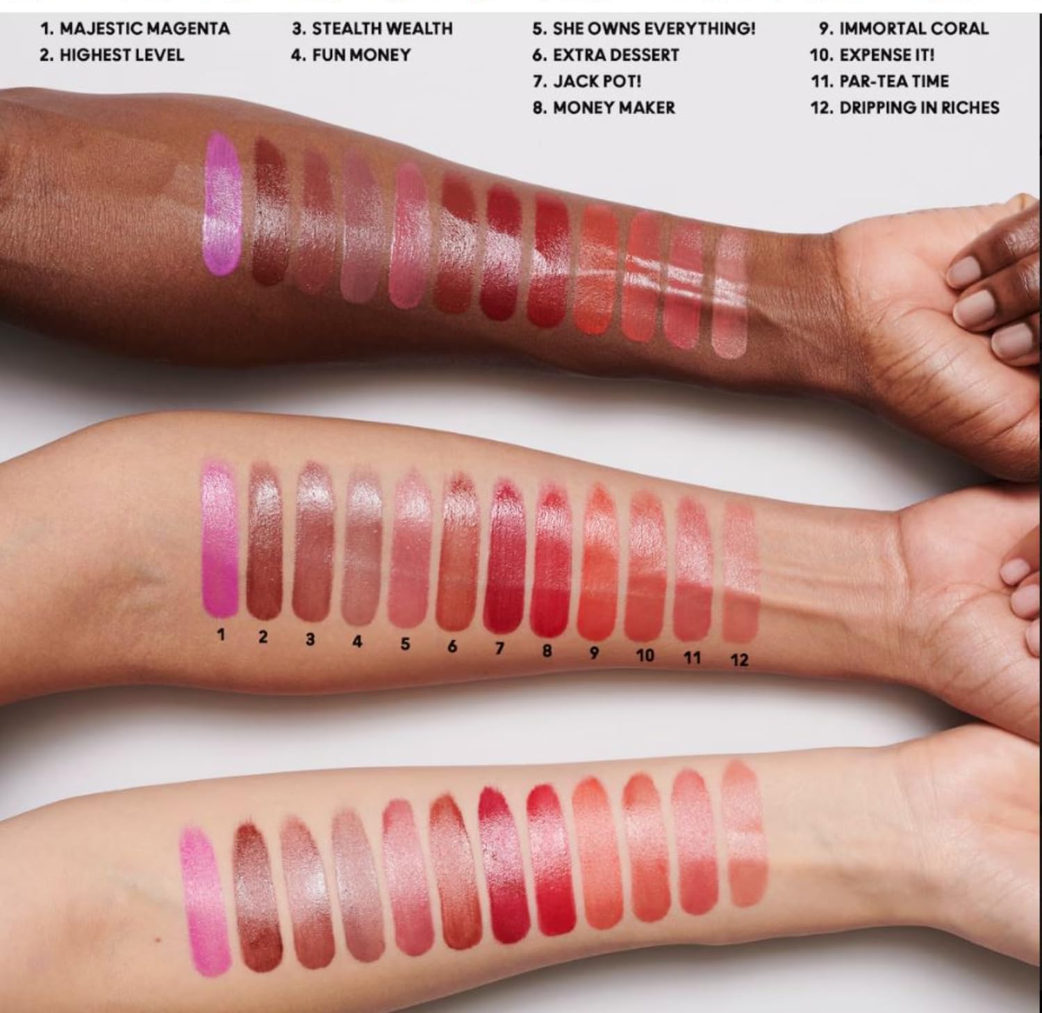 MAC Golden Girls Mini Lustreglass Lipstick Vault x12 – Travel-Size Collection