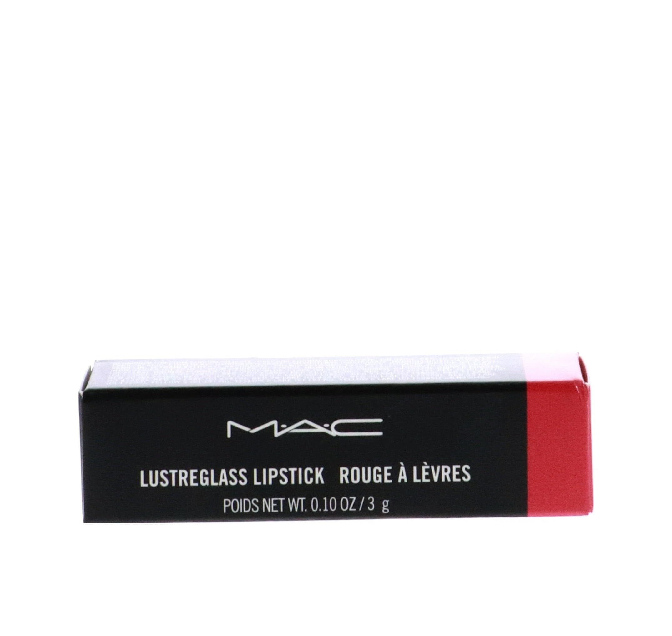 MAC Lustreglass Lipstick - No Photos 559 | Bright Coral Pink (0.10 oz / 3 g)