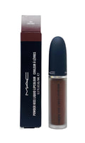 MAC Powder Kiss Liquid Lipcolour 955 Chestnut — Deep Warm Brown, 0.17 oz (5 ml)