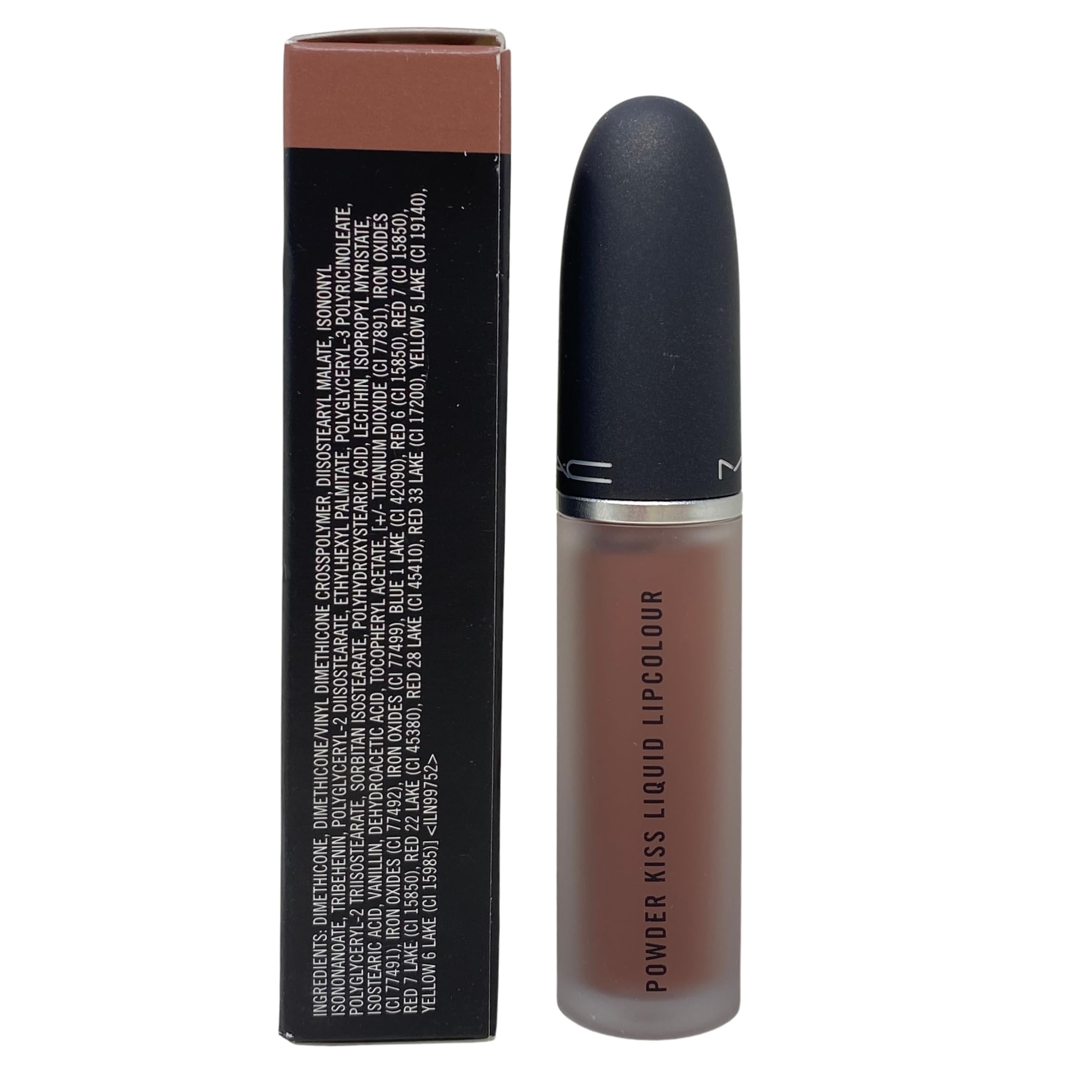 MAC Powder Kiss Liquid Lipcolour 953 Buffiest – Hydrating Soft-Focus Matte Lipcolour (0.17 oz / 5 ml)