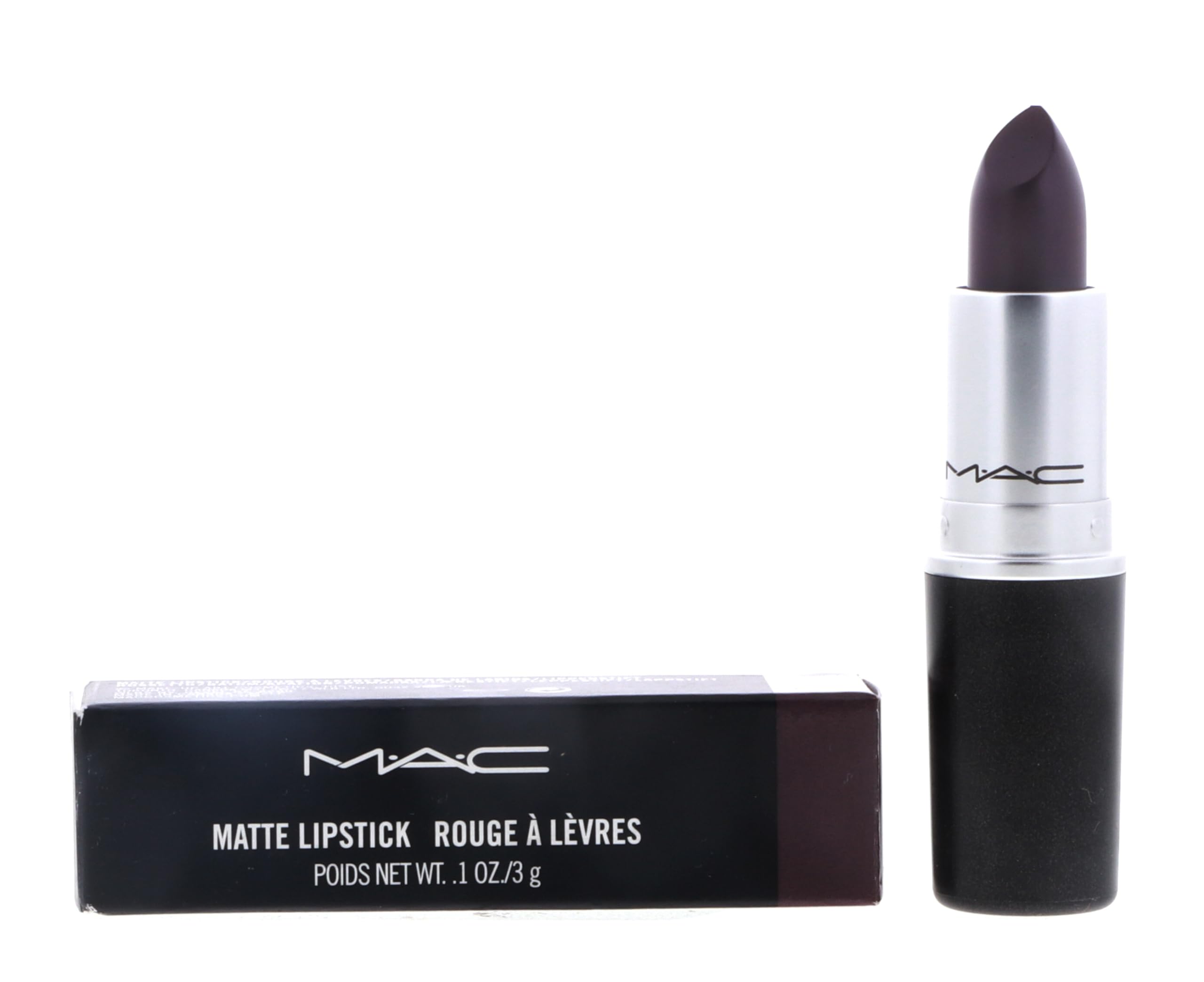 MAC Pro Lipstick Smoked Purple Nib | Authentic Matte Eggplant