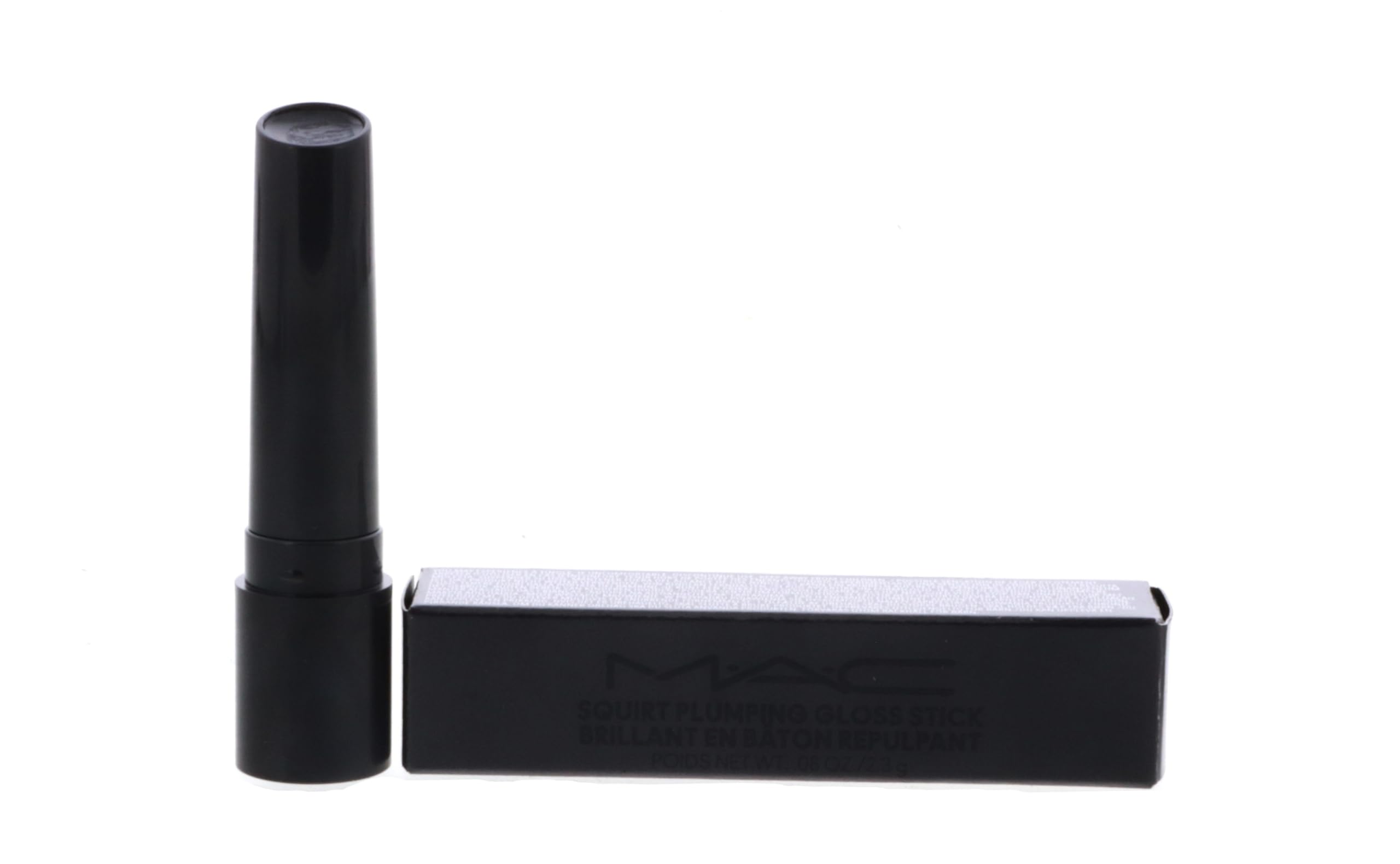 MAC Squirt Plumping Gloss Stick - 14 Jet (Black) | 0.08 oz / 2.3 g | Glossy Lip Shine
