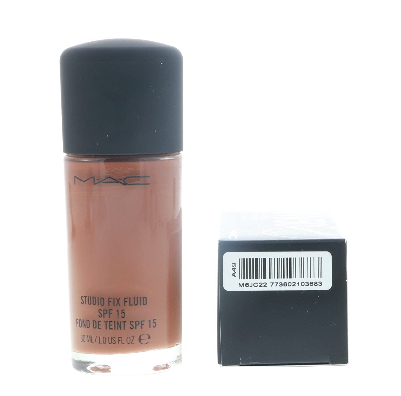 MAC Studio Fix Fluid Foundation SPF15 NW50 – Natural Matte Finish, Buildable Coverage