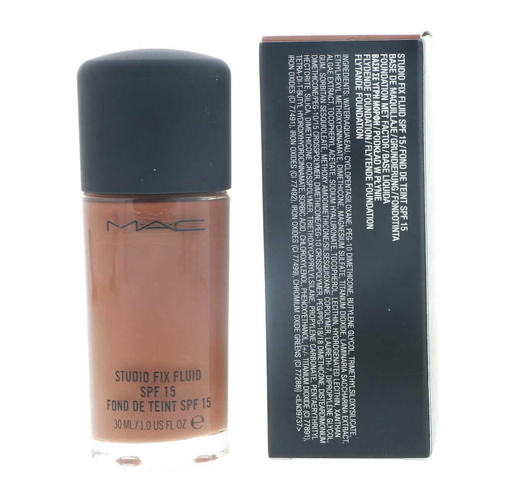 MAC Studio Fix Fluid Foundation SPF15 NW50 – Natural Matte Finish, Buildable Coverage