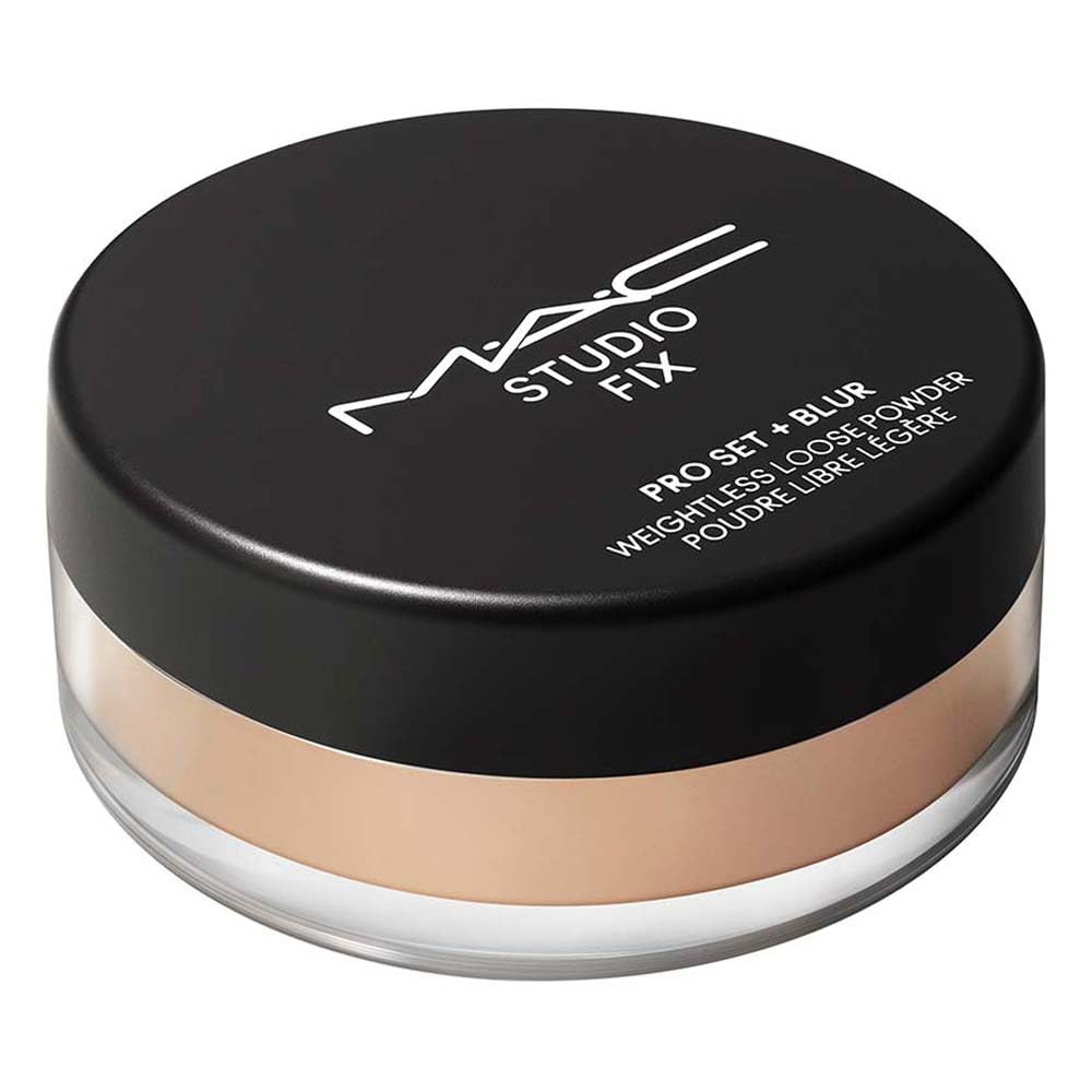 MAC Studio Fix Pro Set + Blur Weightless Loose Powder – Medium Deep (0.22 oz / 6.5 g)