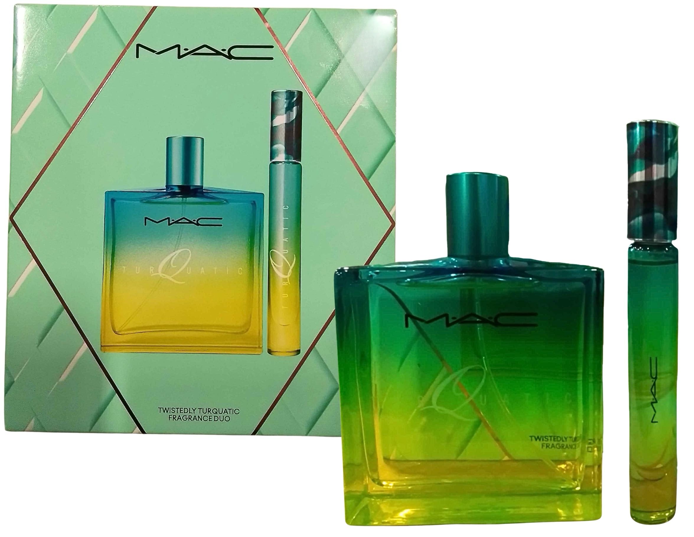 MAC Twistedly Turquatic Fragrance Duo – EDT 3.2 oz + 0.2 oz