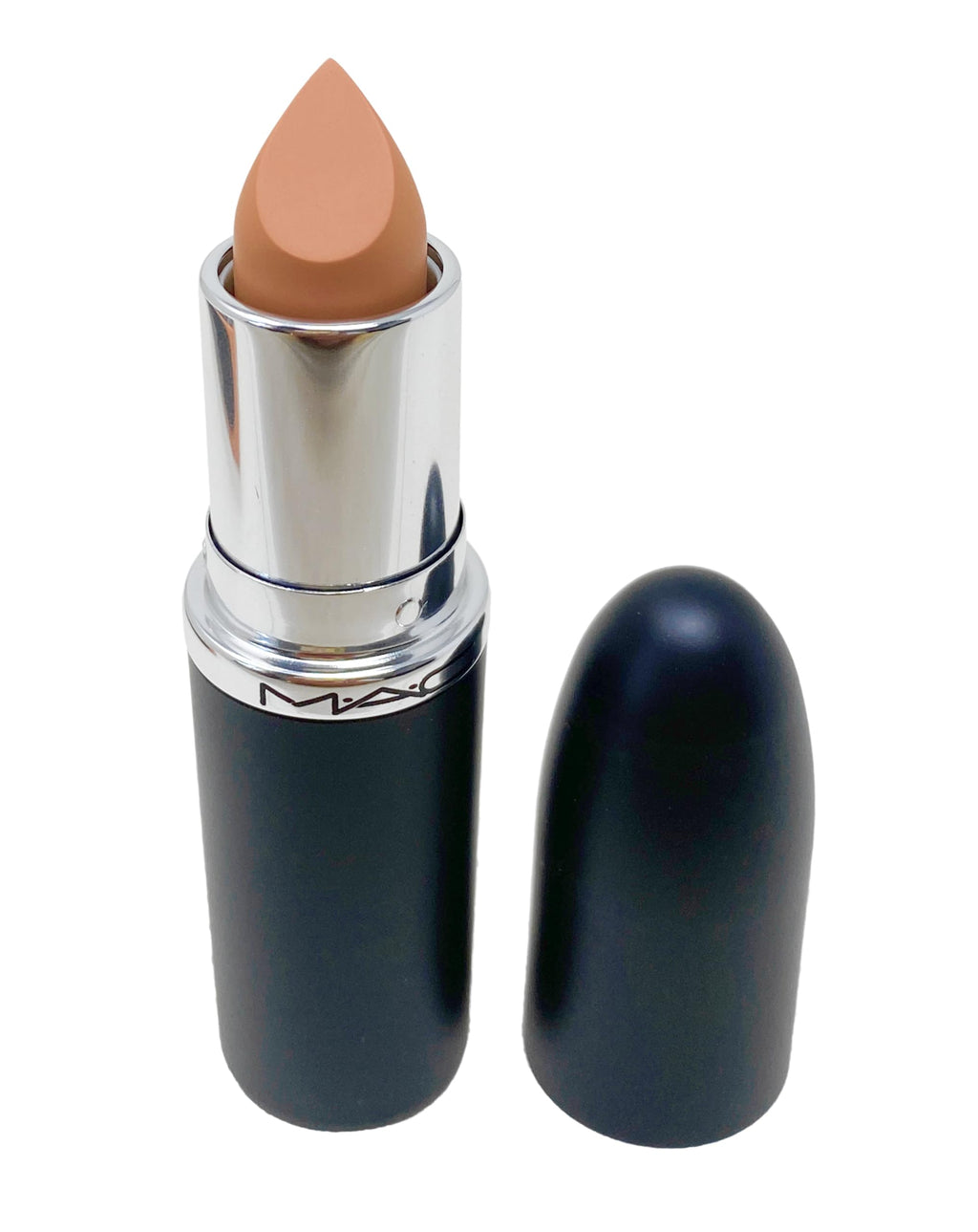 MAC Ximal Sleek Satin Lipstick 837 Peachstock – Warm Peach Nude, Satin Finish