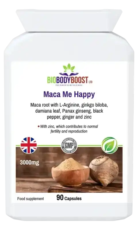 Maca Root Vitality Supplement | Energy & Hormone Support UK