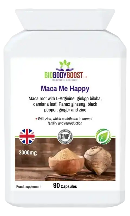Maca Root Vitality Supplement | Energy & Hormone Support UK