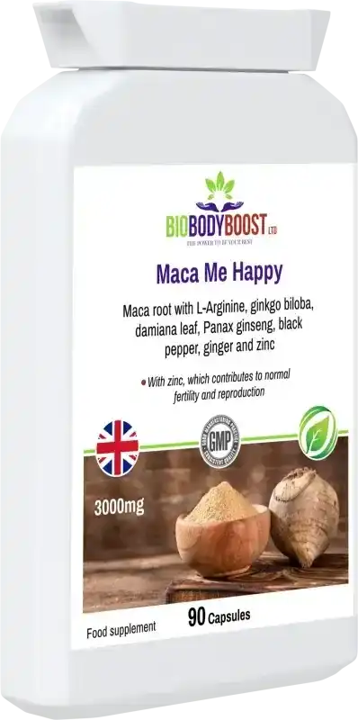 Maca Root Vitality Supplement | Energy & Hormone Support UK