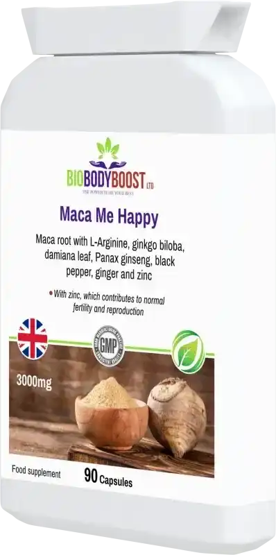 Maca Root Vitality Supplement | Energy & Hormone Support UK