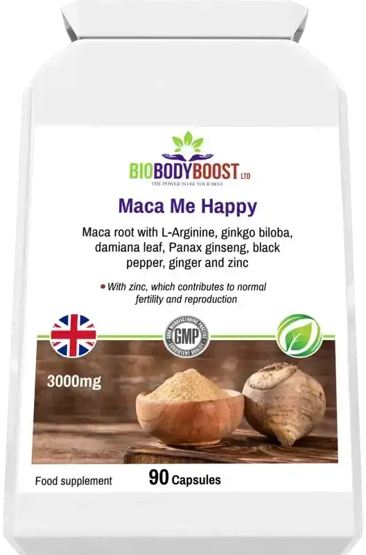 Maca Root Vitality Supplement | Energy & Hormone Support UK