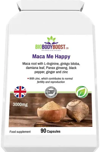 Maca Root Vitality Supplement | Energy & Hormone Support UK