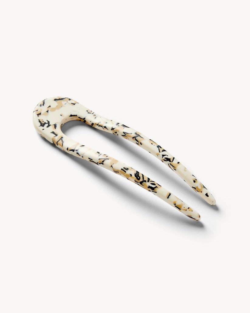 MACHETE Italian Acetate Hair Pin – Terrazzo, 5 inch for Thin & Thick Hair