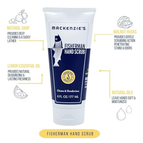 MacKenzie's Fisherman Hand Scrub – Hand Cleaner & Deodorizer | Gifts for Men