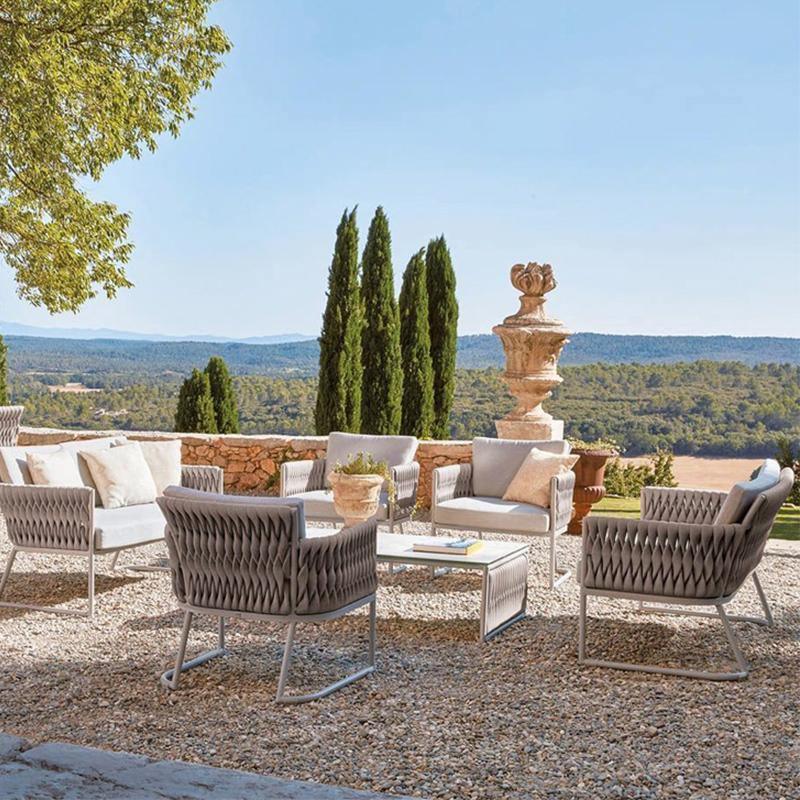 Macleod Garden Dining Table Set, Rattan