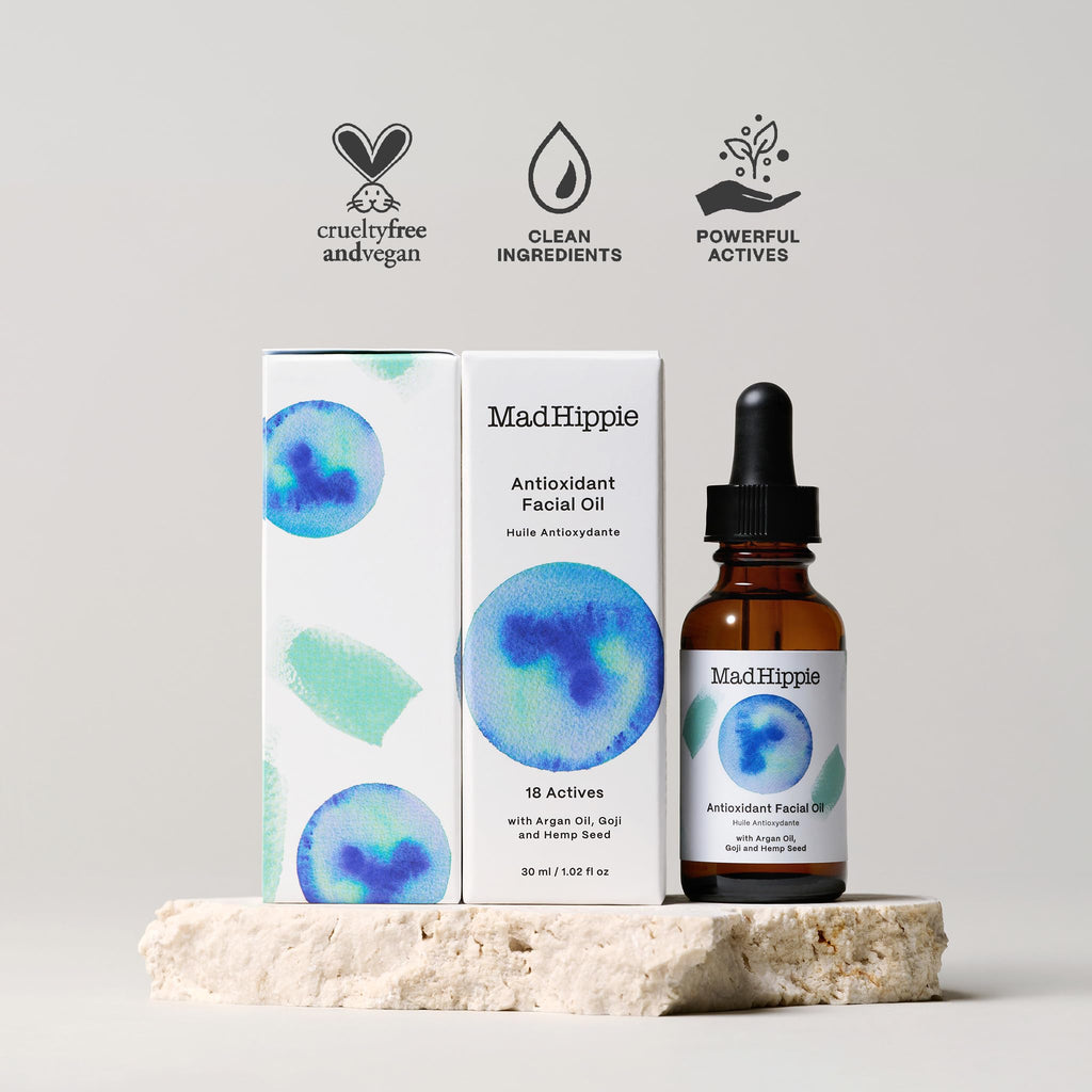 Mad Hippie Antioxidant Facial Oil with Vitamin C | Non-Comedogenic, 1.02 oz