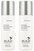 M.A.D Skincare Anti-Aging Glycolic Age Diffusing Cleanser 2-Pack – 13.5 fl oz