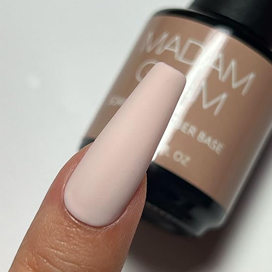 Madam Glam Rubber Base 15 ml | Flexible UV/LED Gel Base Coat in Nude
