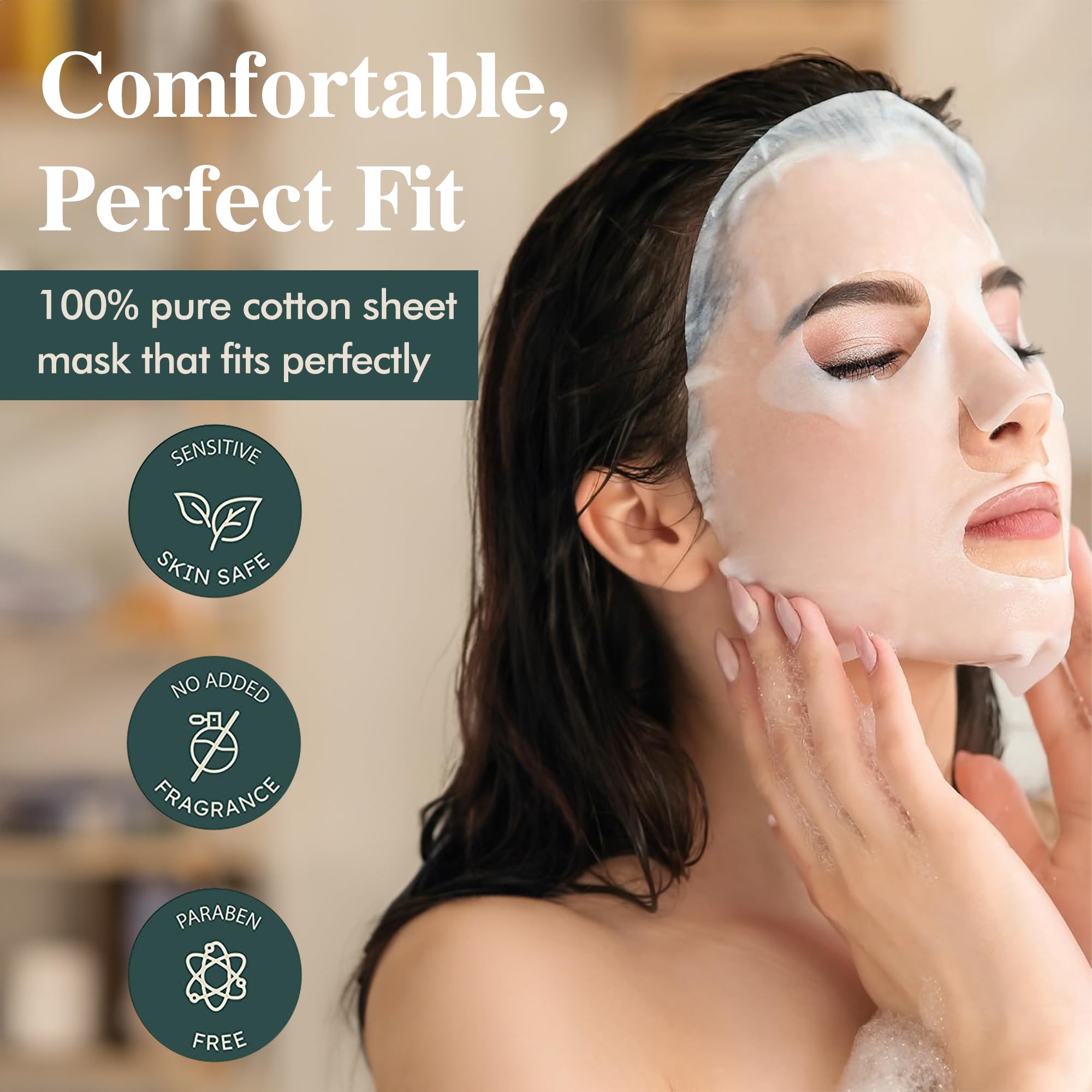 Madeca DERMA Revitalizing Sheet Mask 10pcs — Centella, Hyaluronic Acid & Niacinamide
