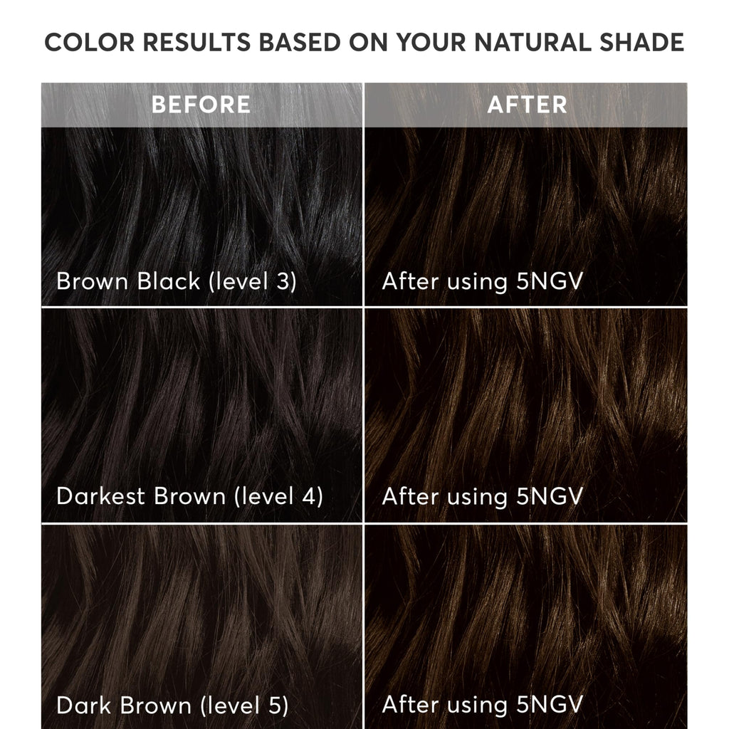 Madison Reed Radiant Hair Color Kit 5NGV Napoli Brown — Ammonia & PPD-Free, Gray Blending, 2-Pack