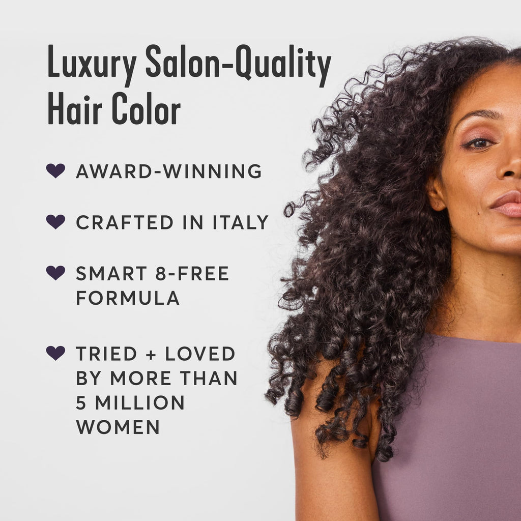 Madison Reed Radiant Hair Color Kit 2NNA Darkest Cool Black with Ash Undertones (Pescara Black) – 2 Pack | Ammonia-Free, 8-Free Formula