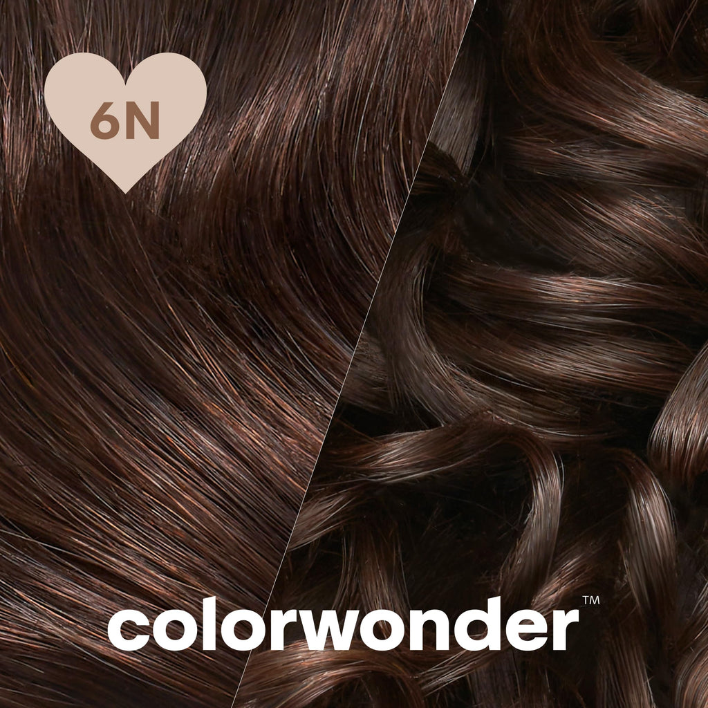 Madison Reed ColorWonder Demi-Permanent Hair Color 6N Brunette Bombshell – Ammonia-Free, Pack of 2