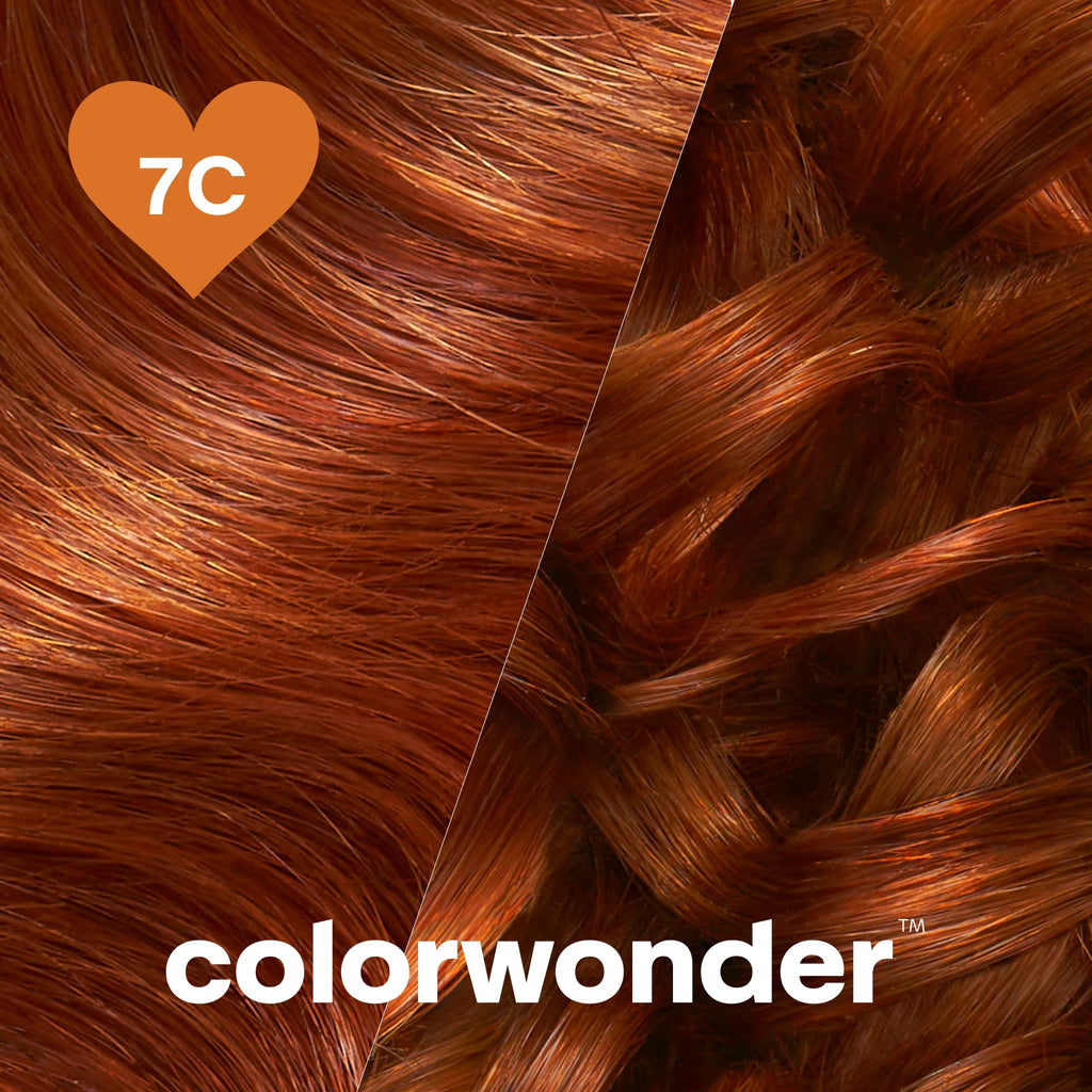 Madison Reed ColorWonder That's So Fire 7C Light Copper | Ammonia-Free Demi-Permanent Hair Color Pack of 2
