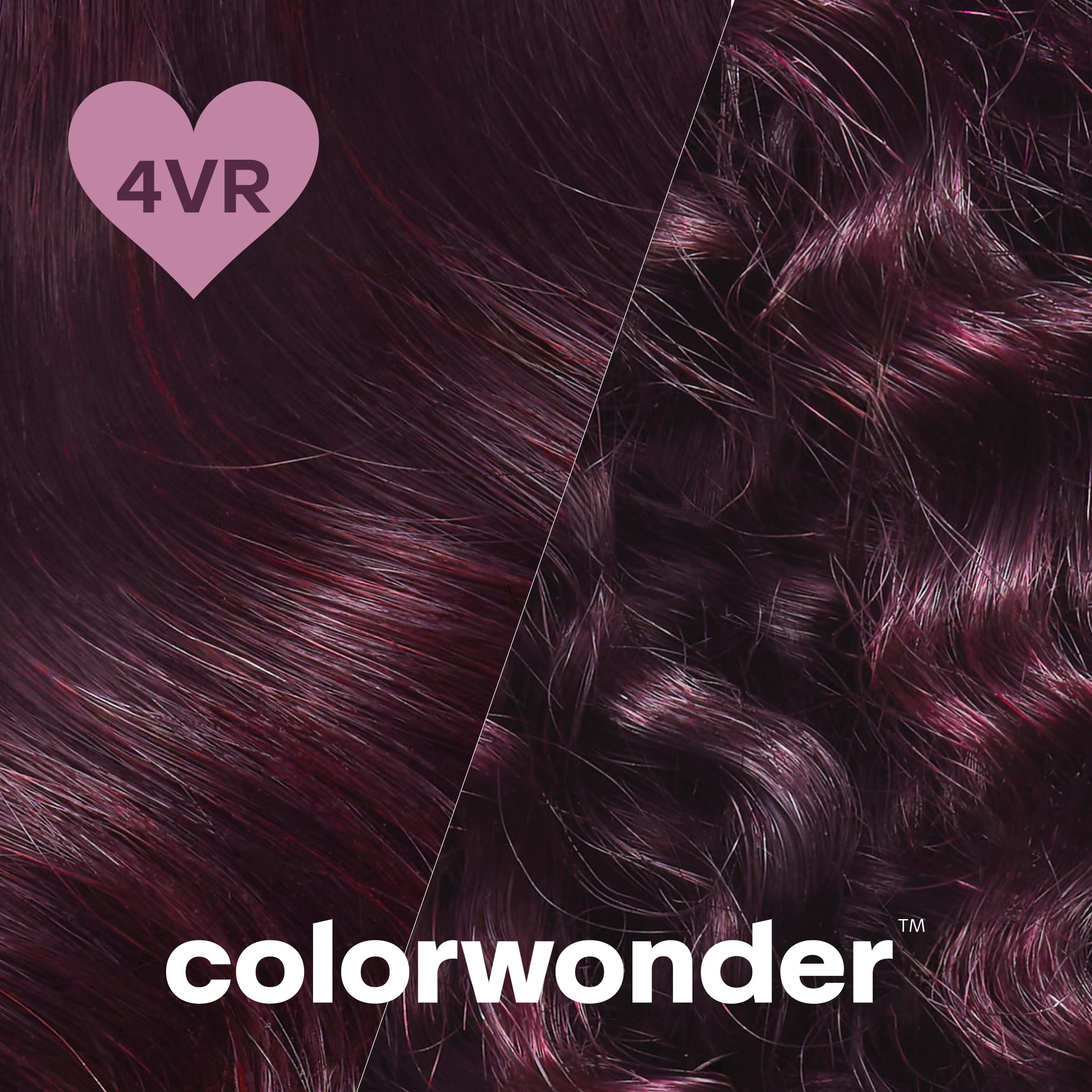 Madison Reed ColorWonder Demi-Permanent Hair Color – Ammonia-Free Plum (4VR), Pack of 2