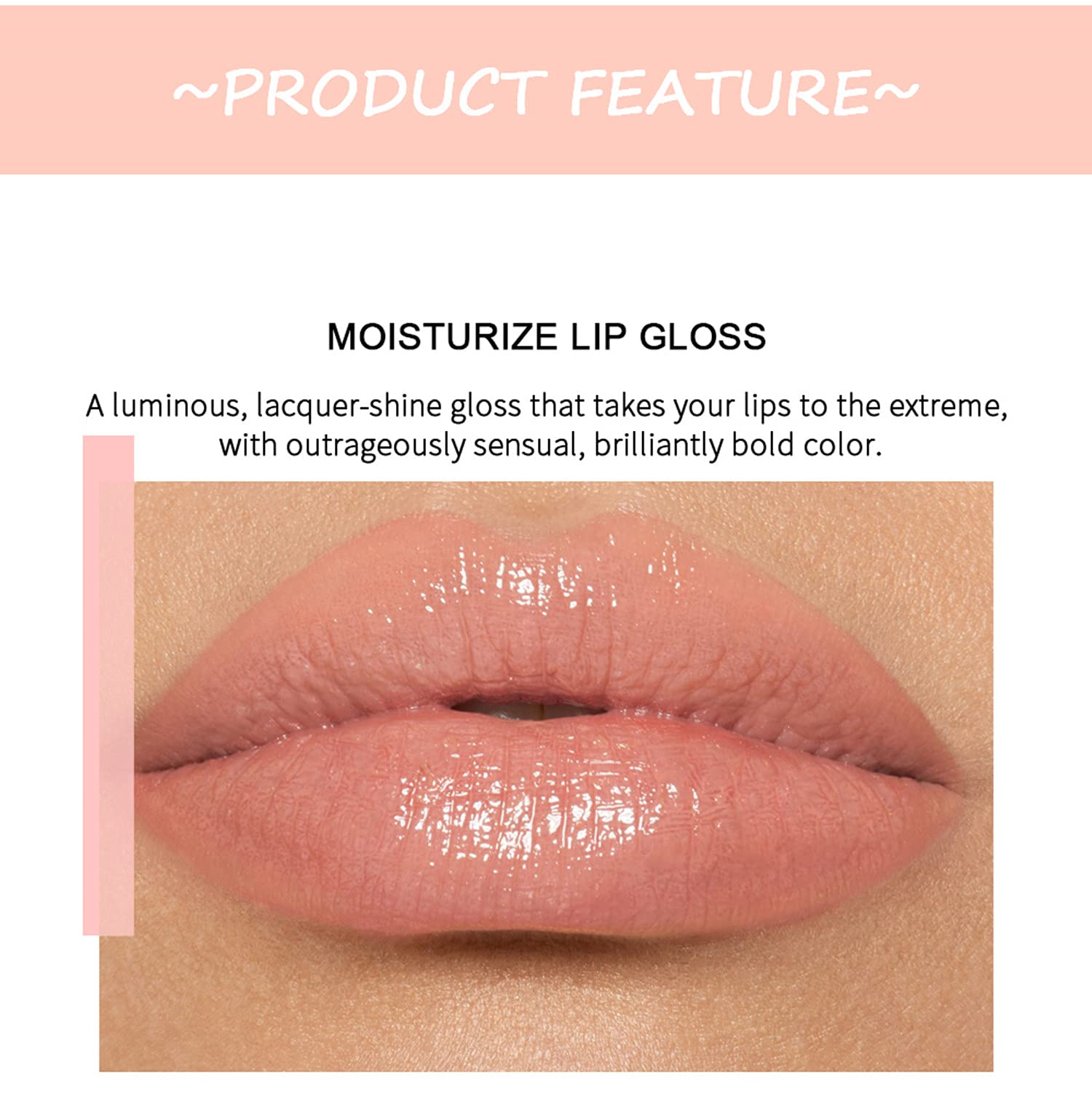 MAEPEOR Moisturizing Lip Gloss Set 6PCS – Neutral Nude, Nourishing & Glossy Lips