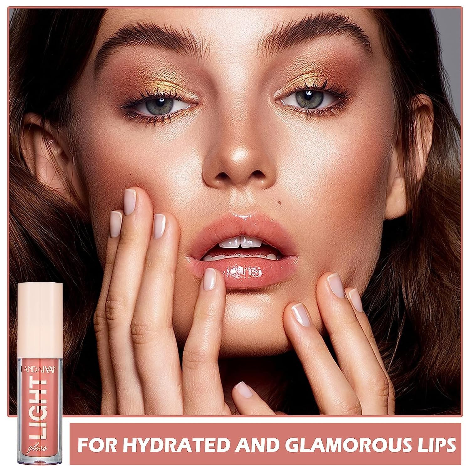 MAEPEOR Moisturizing Lip Gloss Set 6PCS – Neutral Nude, Nourishing & Glossy Lips