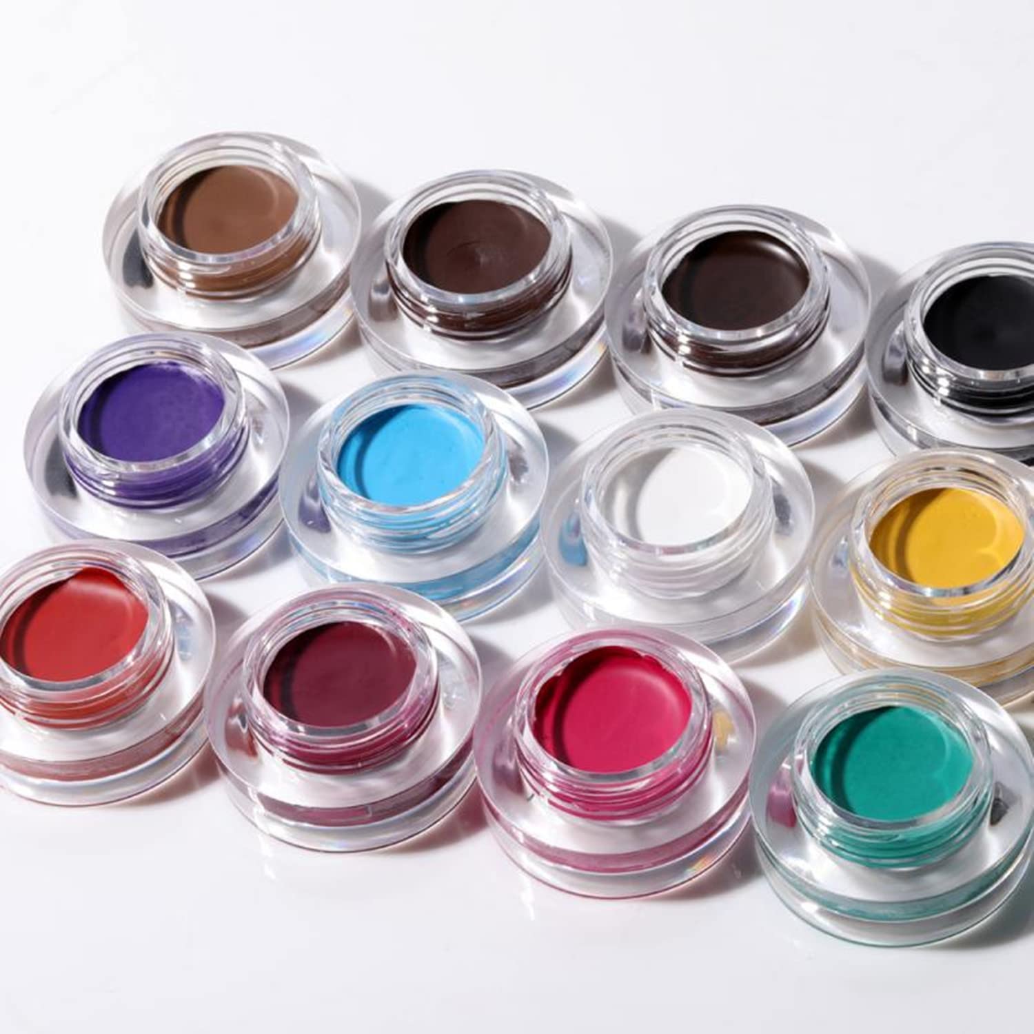 MAEPEOR 12 Colors Eyebrow Pomade – Waterproof, Long-Lasting Cream Gel with Brush for Daily or Cosplay (06 Daffodil)