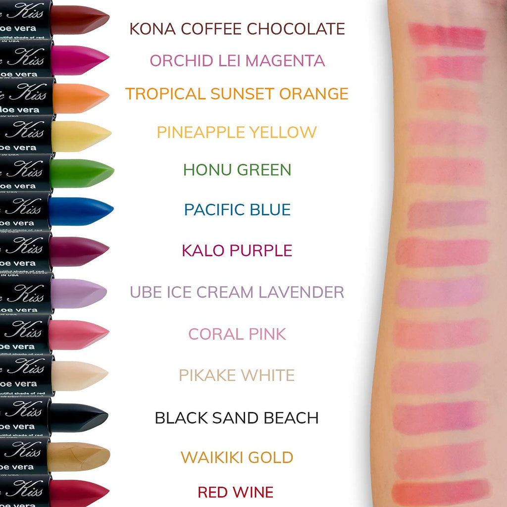 Magic Kiss Color Changing Matte Lipstick Set – 2 Pack (Gold & Purple) | Aloe Vera Hydration | Made in USA