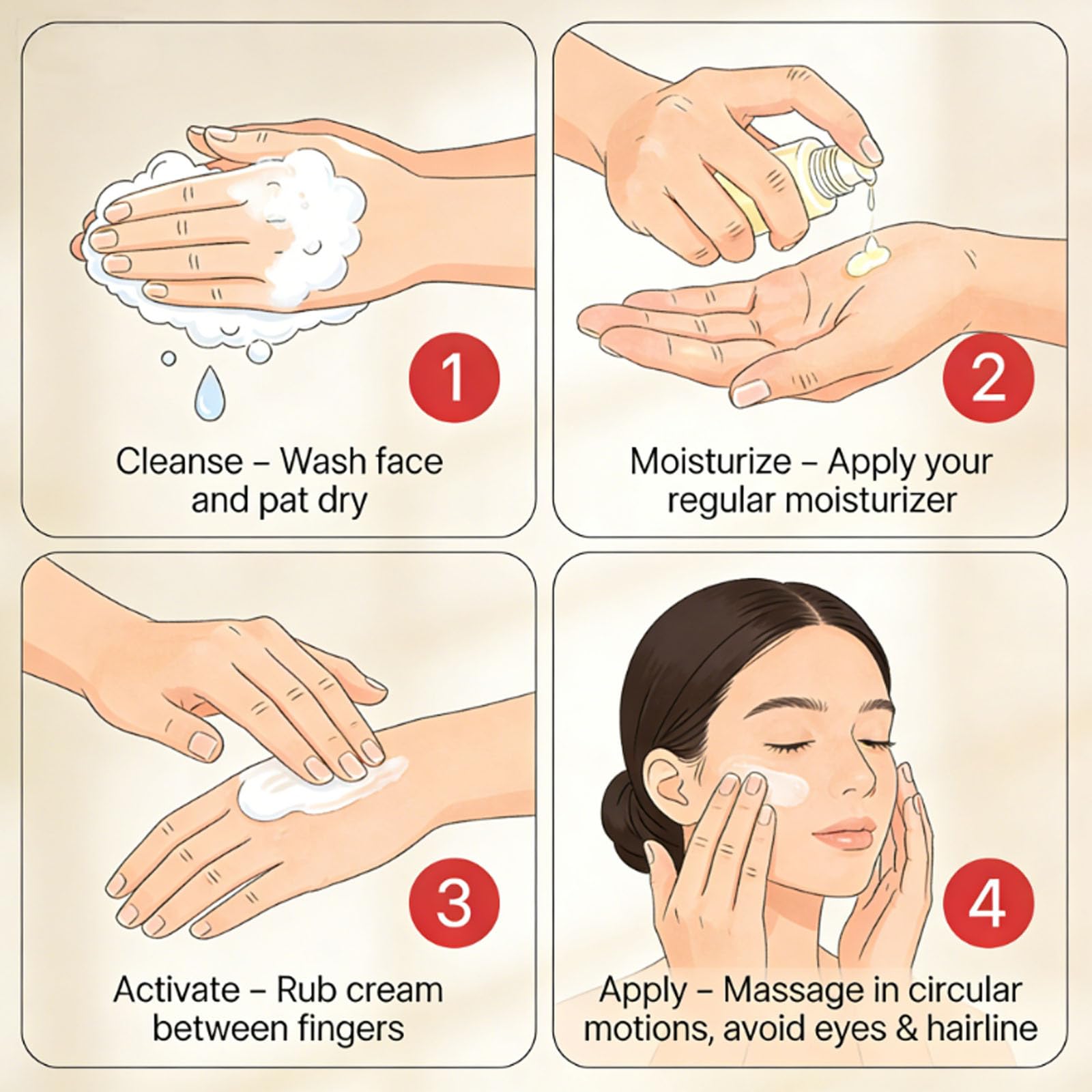 Maidlure OKOA SKIN Dual Action Lifting Cream with Peptides & HA