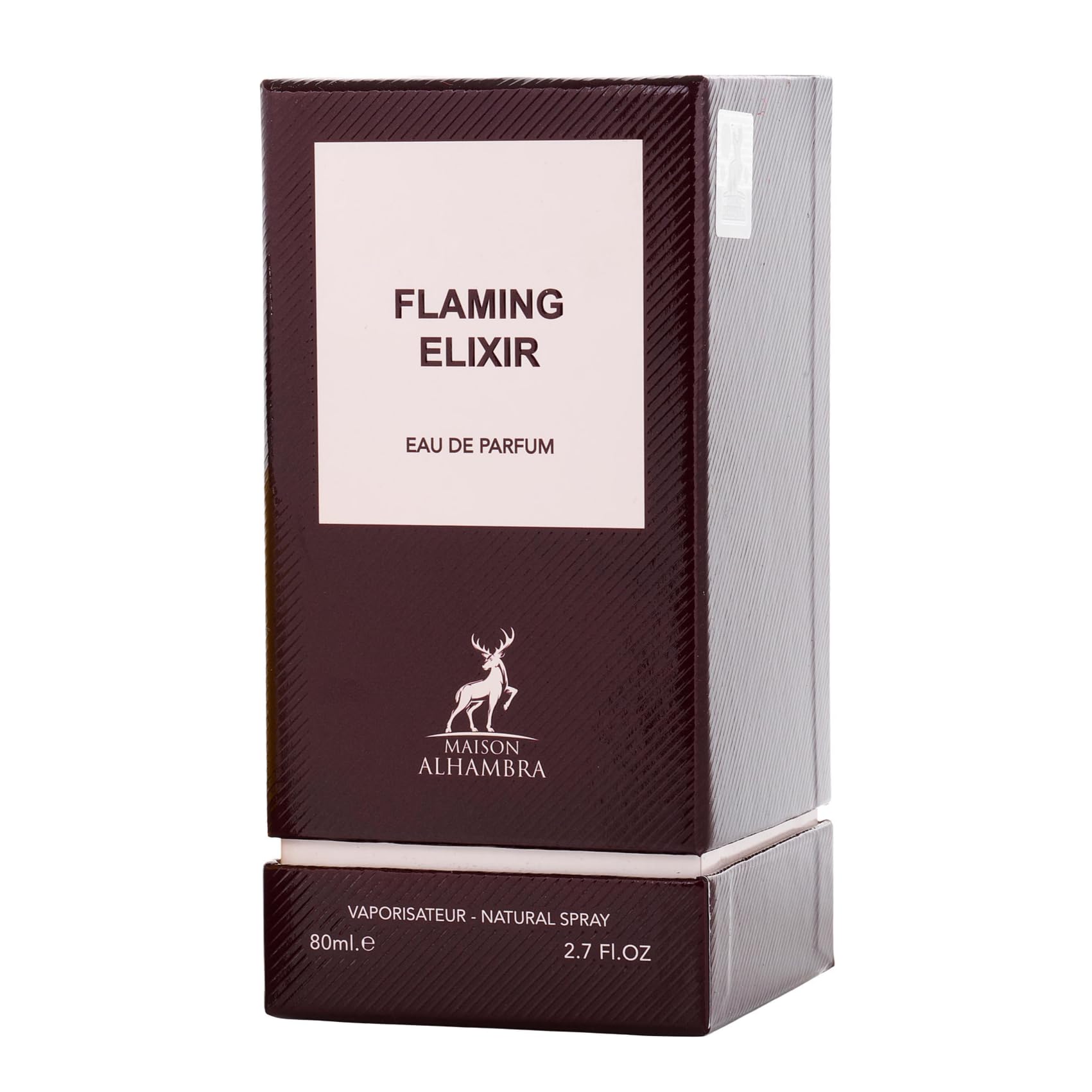 Maison Alhambra Flaming Elixir Eau de Parfum – Unisex, Long-Lasting, Fruity Smoky Leather Woody, 80 ml