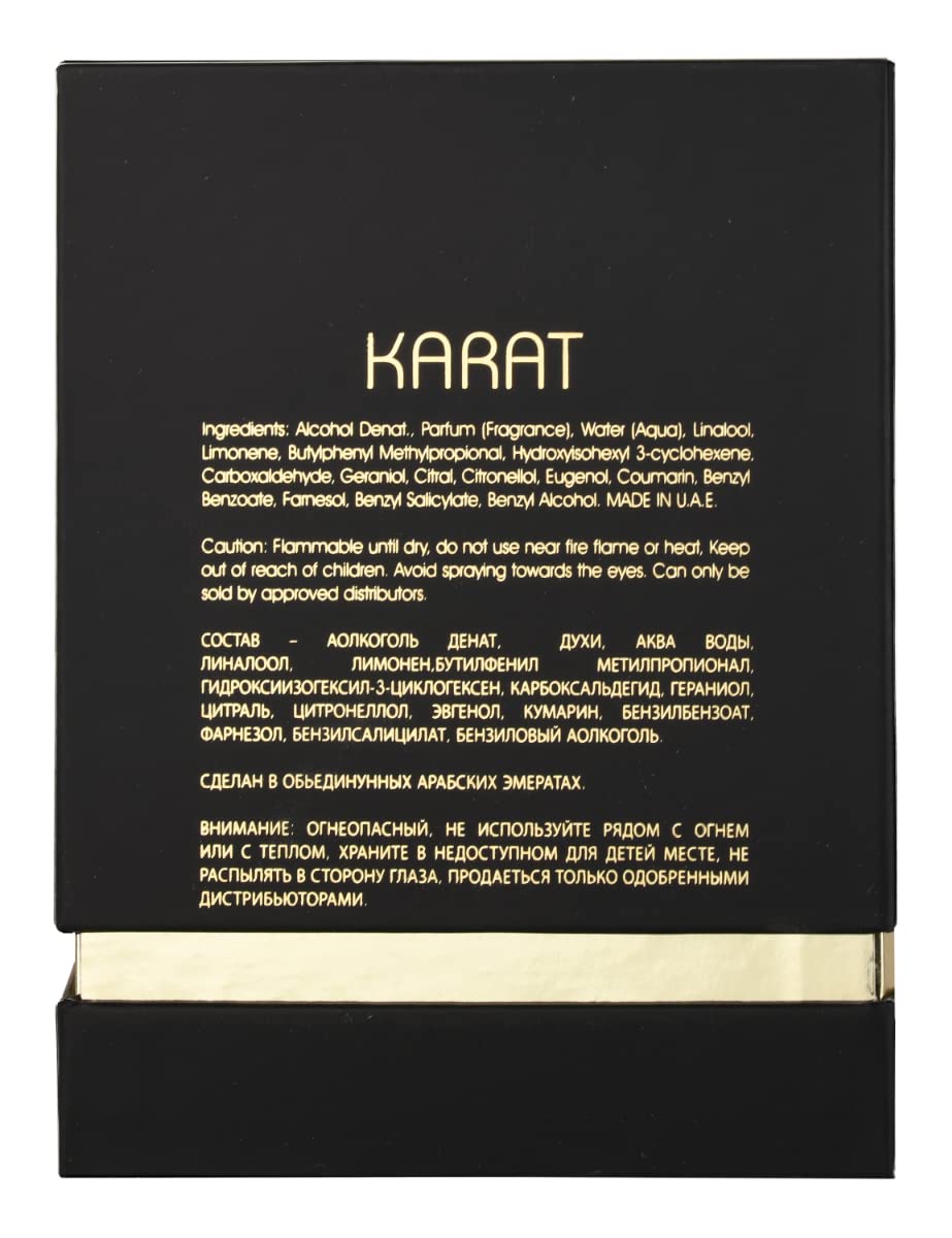 Maison Alhambra Karat Eau de Parfum Spray 3.4 oz – by Maison Alhambra