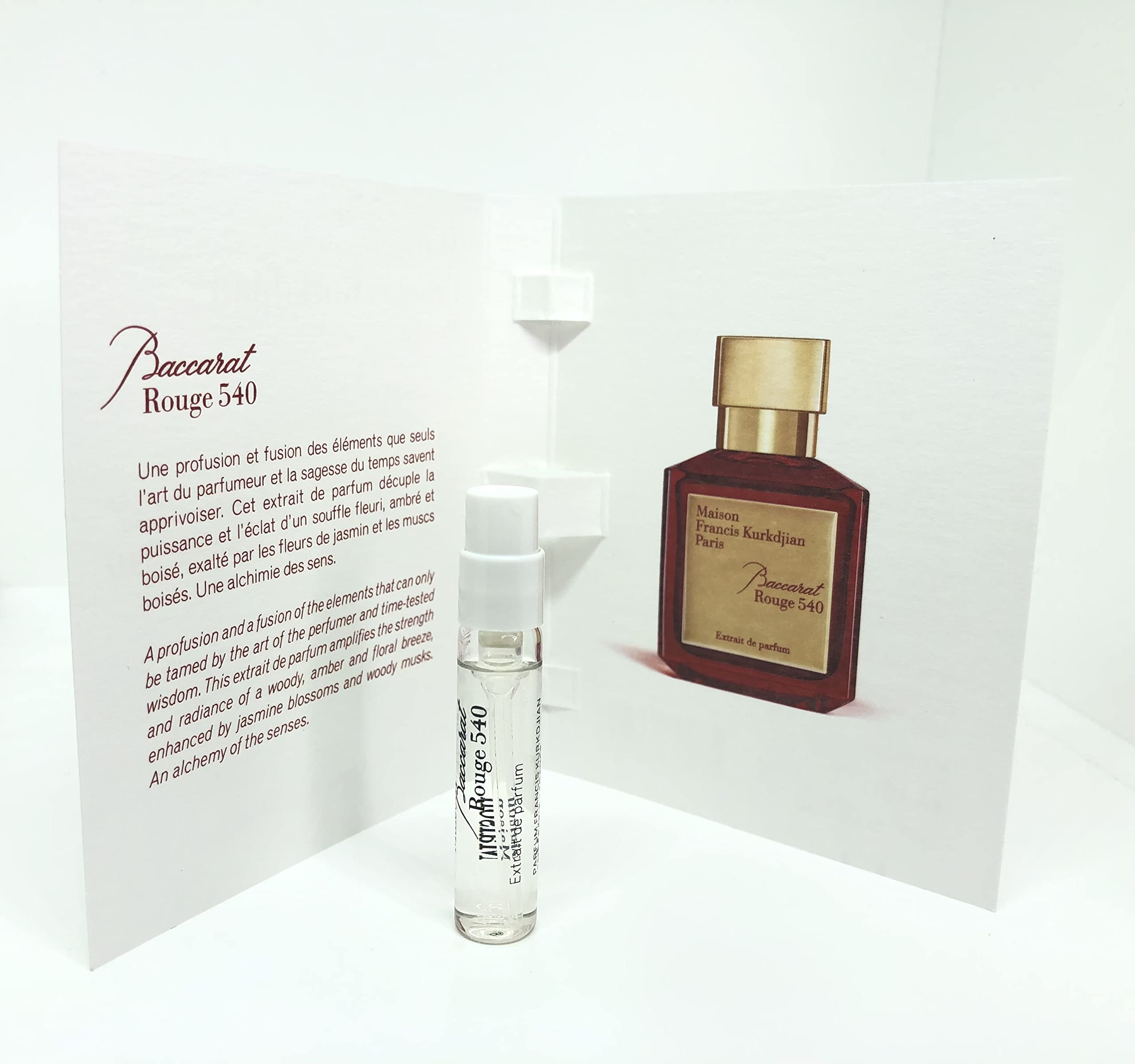 Maison Francis Kurkdjian Baccarat Rouge 540 Extrait de Parfum – 2ml Vial Sample Spray