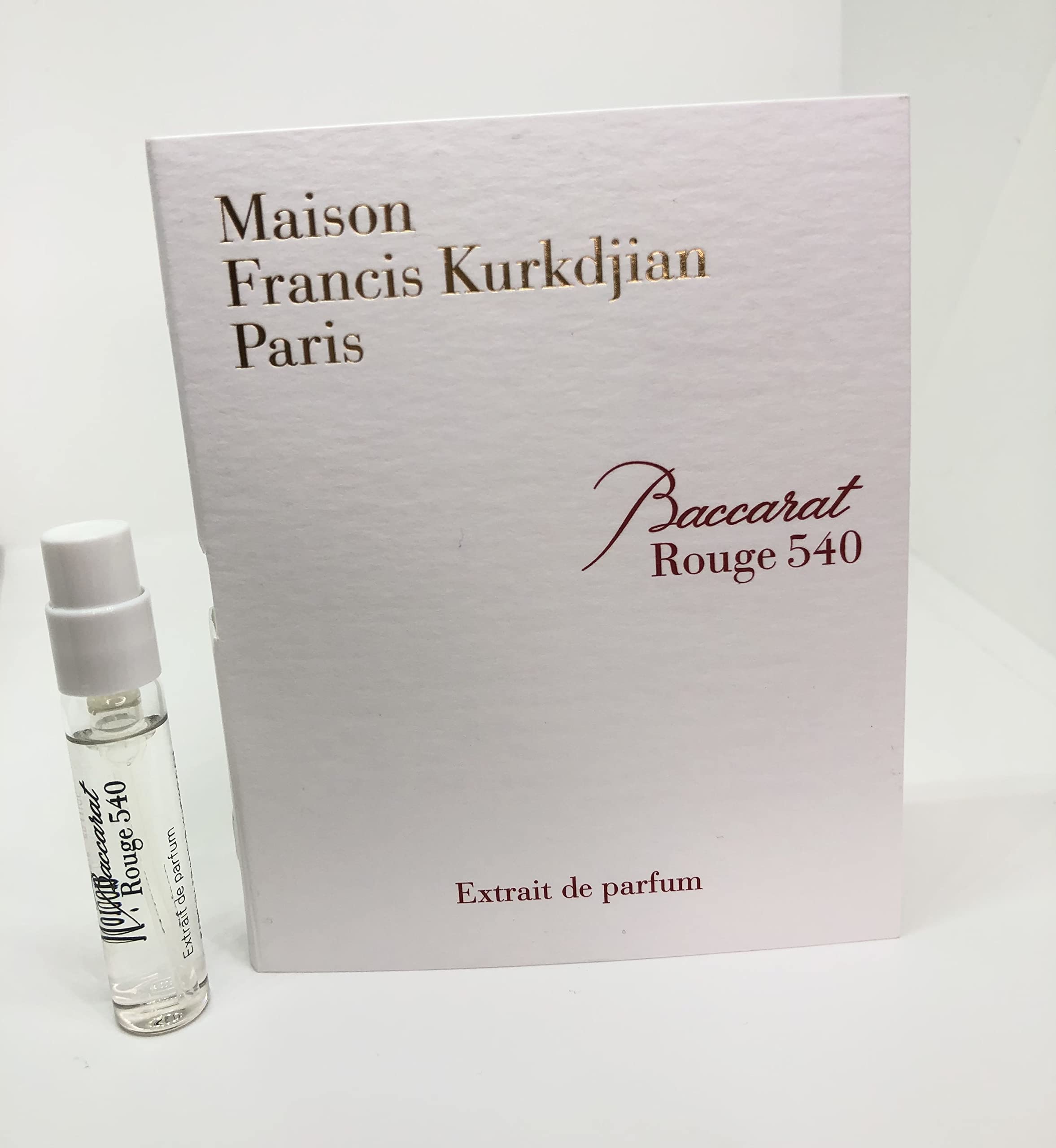 Maison Francis Kurkdjian Baccarat Rouge 540 Extrait de Parfum – 2ml Vial Sample Spray
