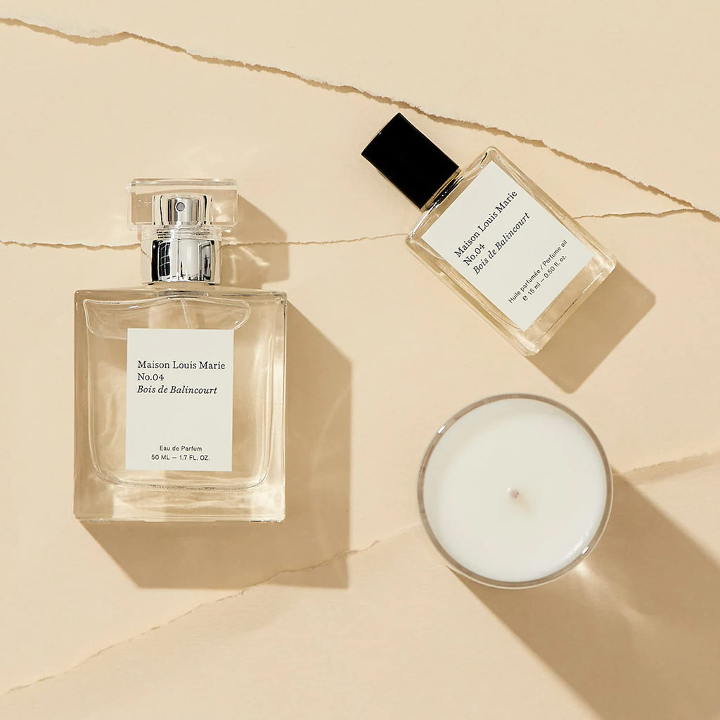 Maison Louis Marie No.04 Bois de Balincourt 3-Piece Gift Set | Clean Beauty + Non-Toxic Fragrance