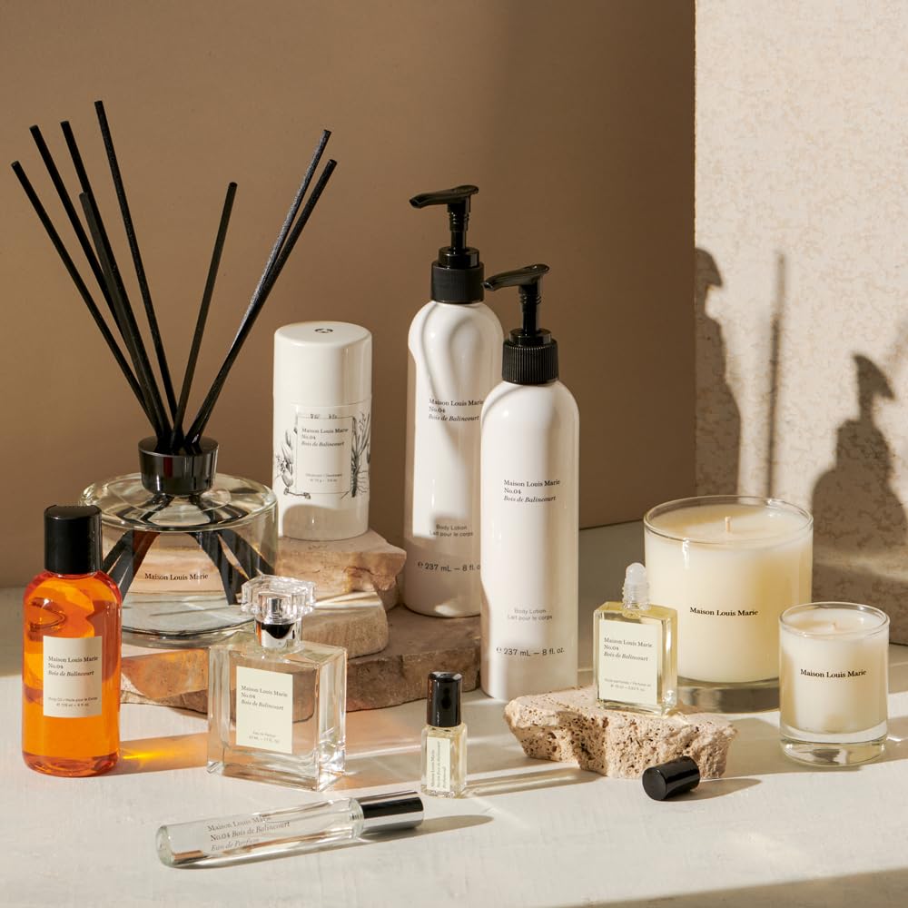 Maison Louis Marie No.04 Bois de Balincourt 3-Piece Gift Set | Clean Beauty + Non-Toxic Fragrance