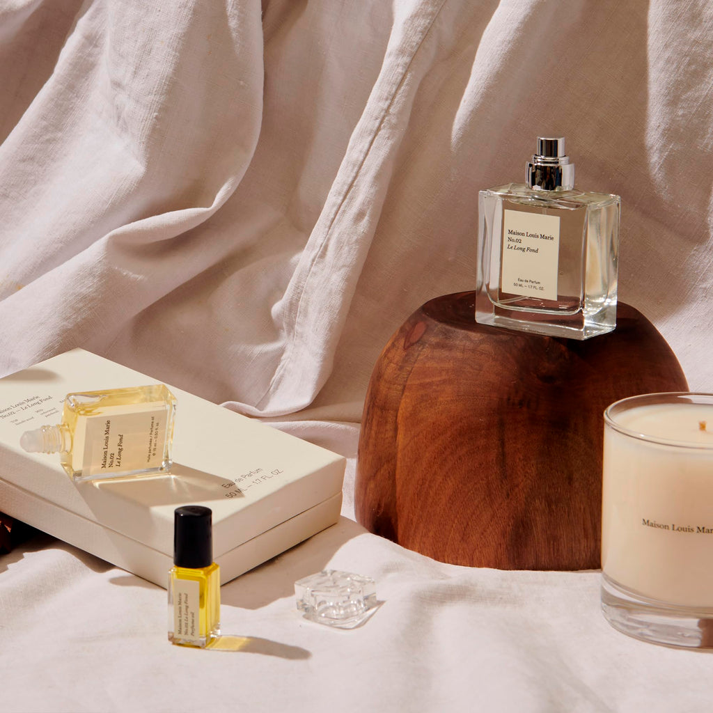 Maison Louis Marie No.02 Le Long Fond Roll-On Perfume Oil | Non-Toxic Luxury Fragrance (0.5 oz / 15 ml)