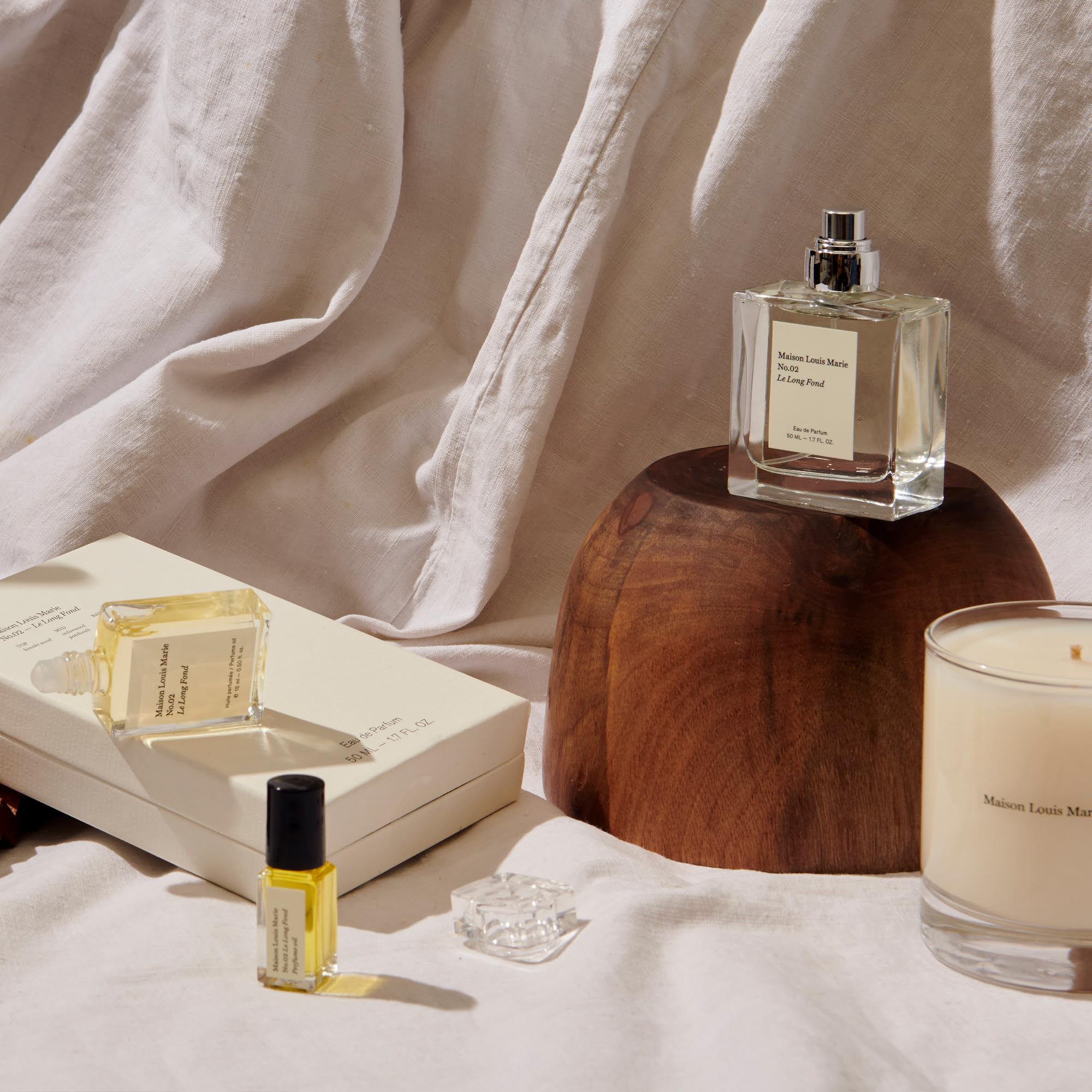 Maison Louis Marie No.02 Le Long Fond Roll-On Perfume Oil | Non-Toxic Luxury Fragrance (0.5 oz / 15 ml)