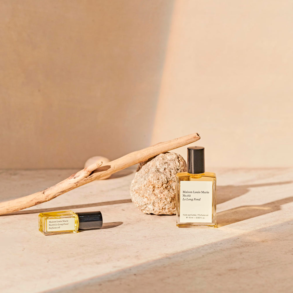 Maison Louis Marie No.02 Le Long Fond Roll-On Perfume Oil | Non-Toxic Luxury Fragrance (0.5 oz / 15 ml)