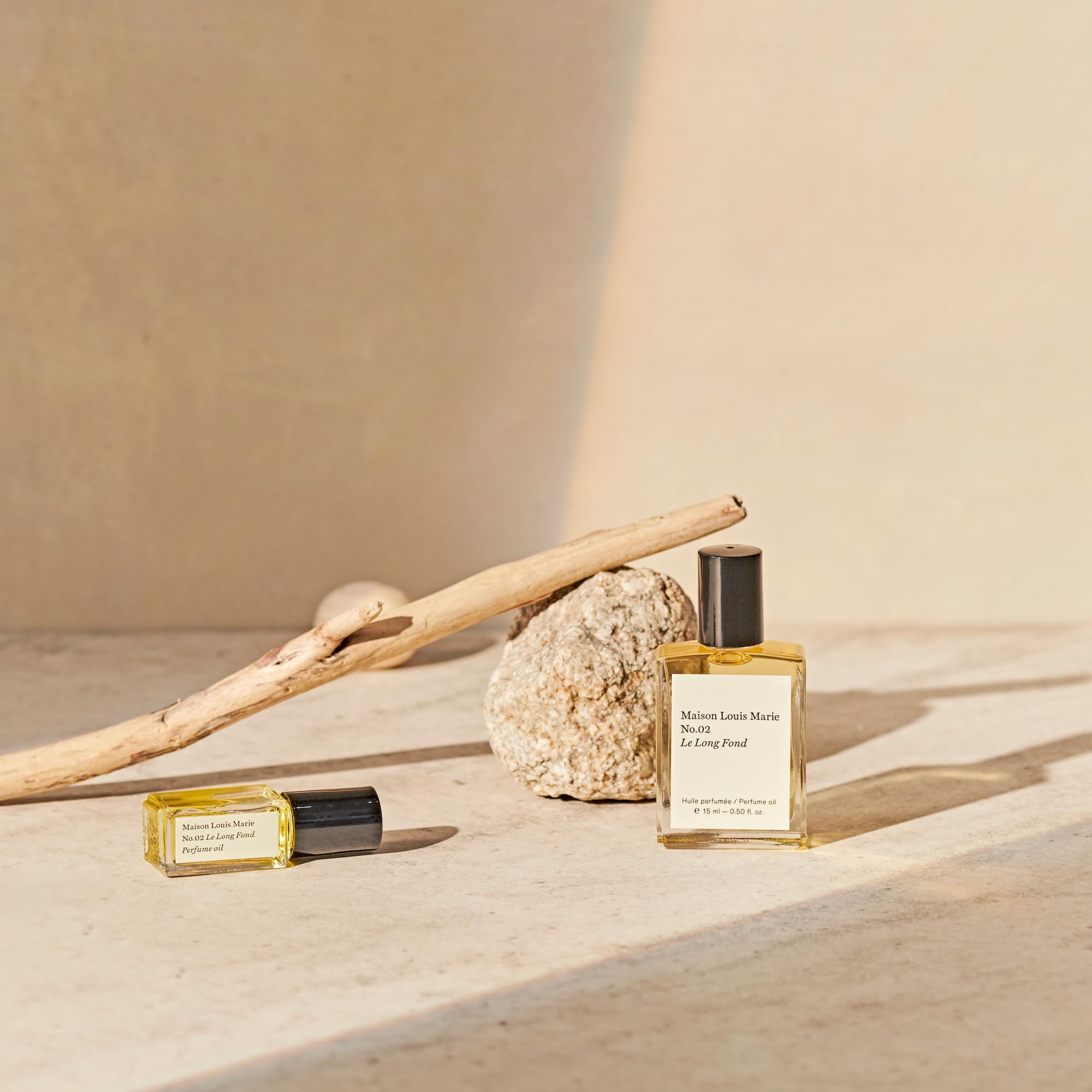 Maison Louis Marie No.02 Le Long Fond Roll-On Perfume Oil | Non-Toxic Luxury Fragrance (0.5 oz / 15 ml)