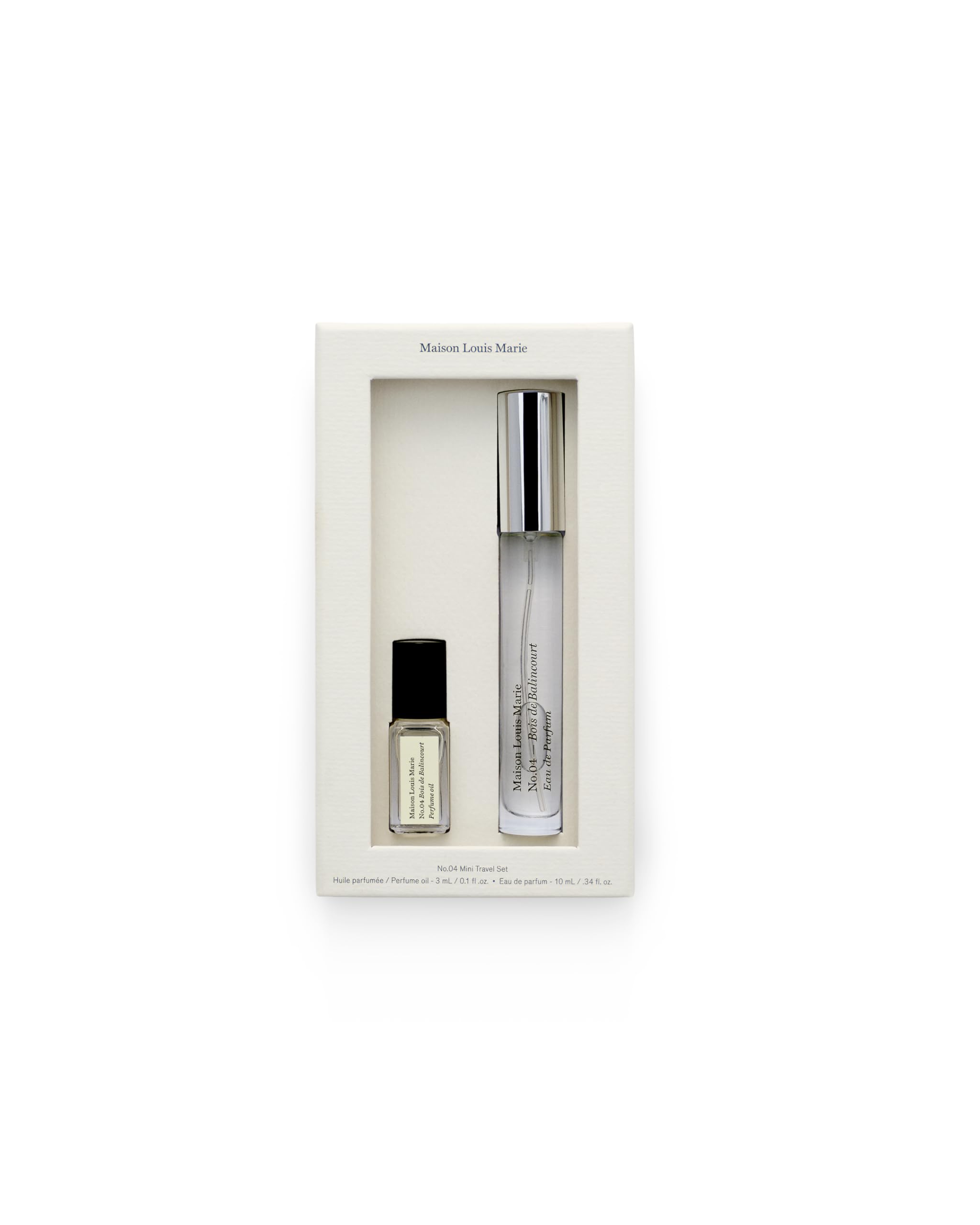 Maison Louis Marie No.04 Bois De Balincourt 2-Piece Mini Travel Set – Clean Beauty Fragrance