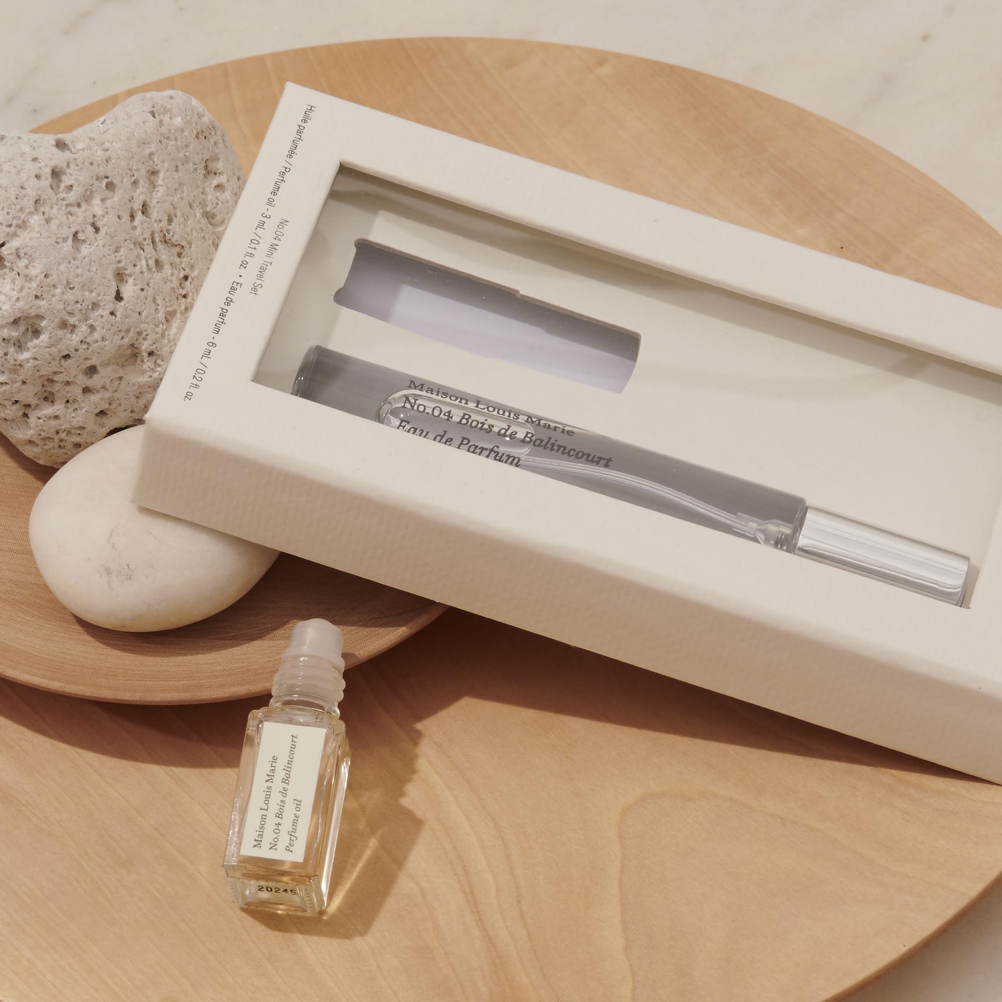 Maison Louis Marie No.04 Bois De Balincourt 2-Piece Mini Travel Set – Clean Beauty Fragrance