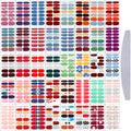 Maitys 560 Pieces Full-Wrap Nail Stickers – 40 Sheets, Flower Style